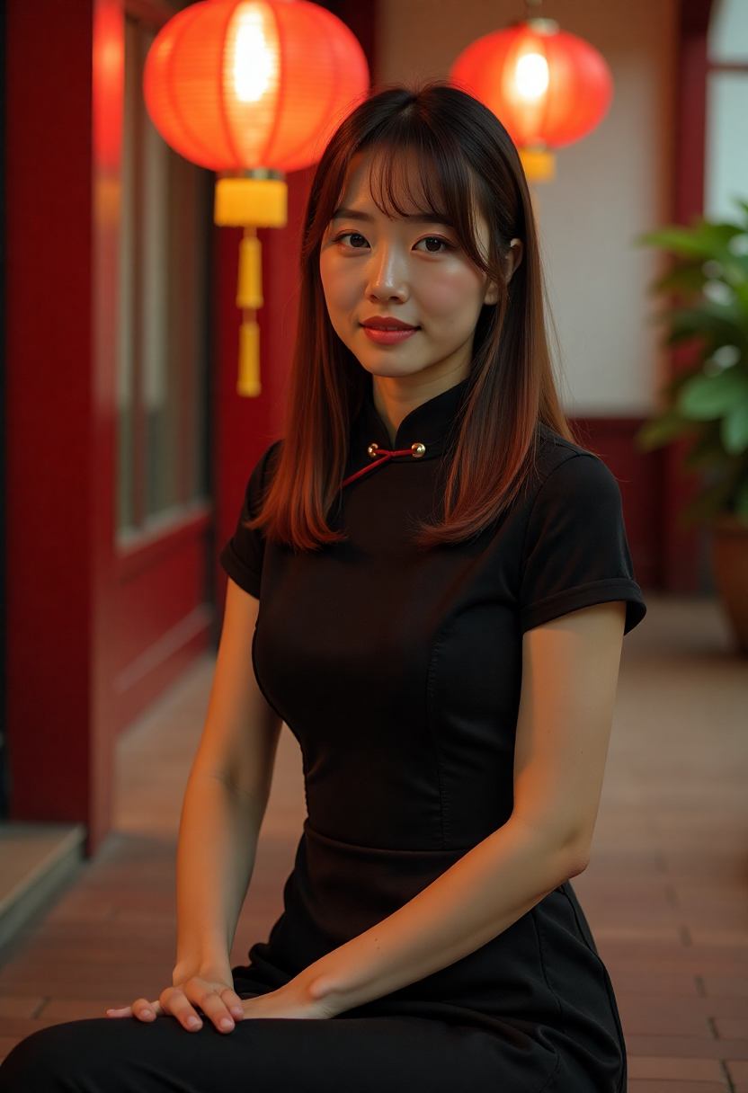 赛博美学霓虹雨夜实拍